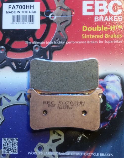 EBC Double-H Sintered Front Brake Pads for Honda CB 1000R (FA700HH)
