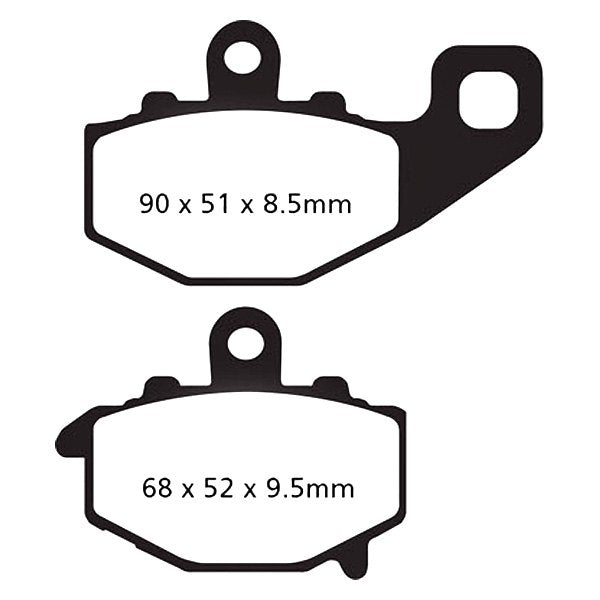 EBC Double-H Sintered Rear Brake Pads for Kawasaki Z1000 (FA192HH) - Image 3