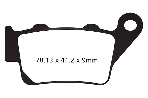 EBC Double-H Sintered Rear Brake Pads for Aprilia Caponord 1200 (2011-2016) FA213HH - Image 3