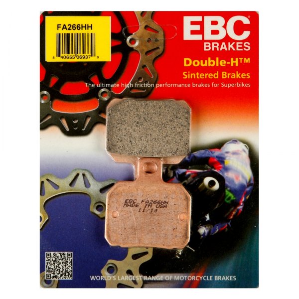 EBC Double-H Sintered Rear Brake Pads for Benelli TNT 600 I & GT (FA266HH)