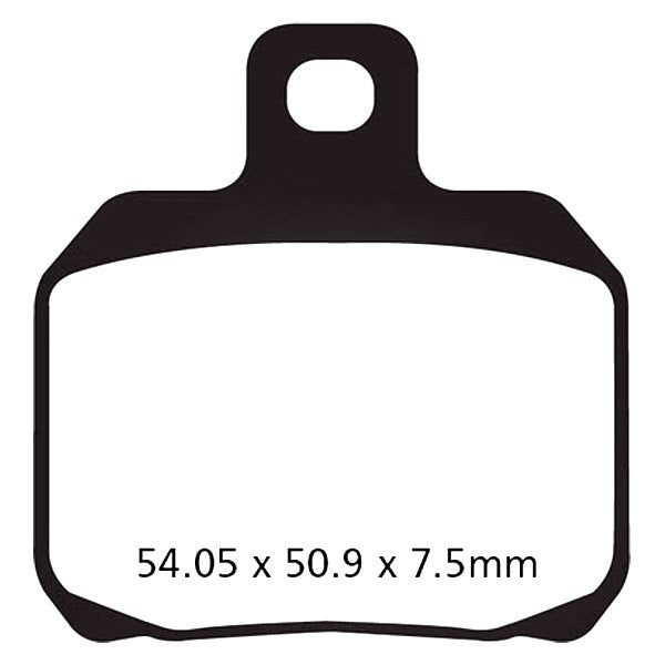 EBC Double-H Sintered Rear Brake Pads for Benelli TNT 600 I & GT (FA266HH) - Image 3