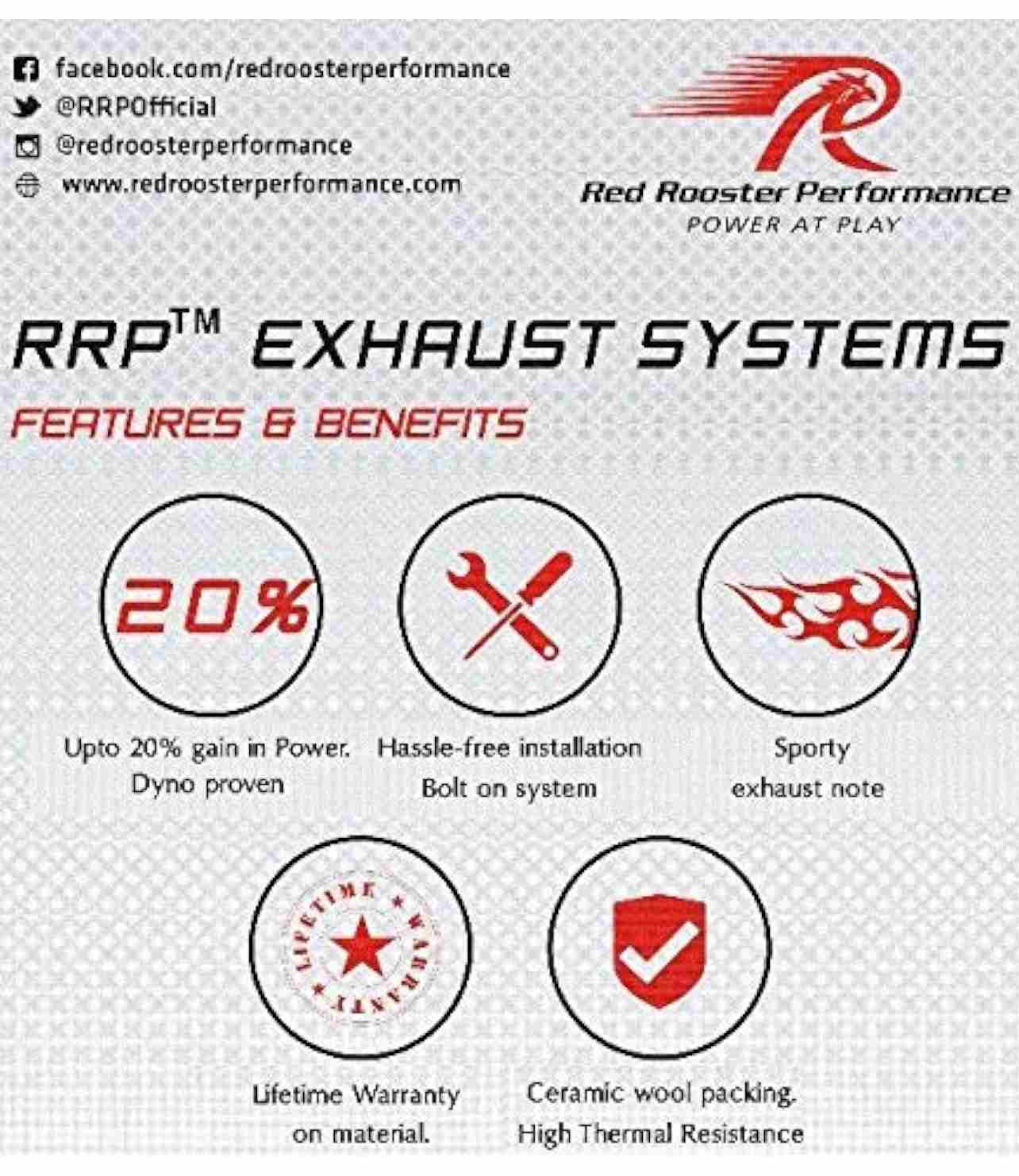 Red Rooster Exhaust KTM Adventure 250 / 390 Performance System - Image 5