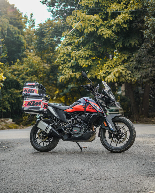 LGP Premium Aluminium KTM Graphics Top Box & Panniers - Image 14