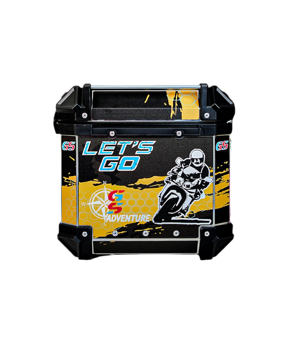 LGP Premium Aluminium GS Graphics 45 Litres Top Box - Image 3