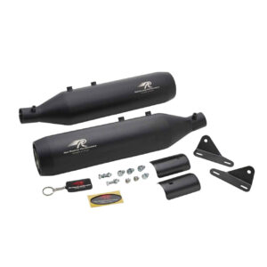 Red Rooster Performance Exhaust For Meteor 650 - Astral - Black Matte