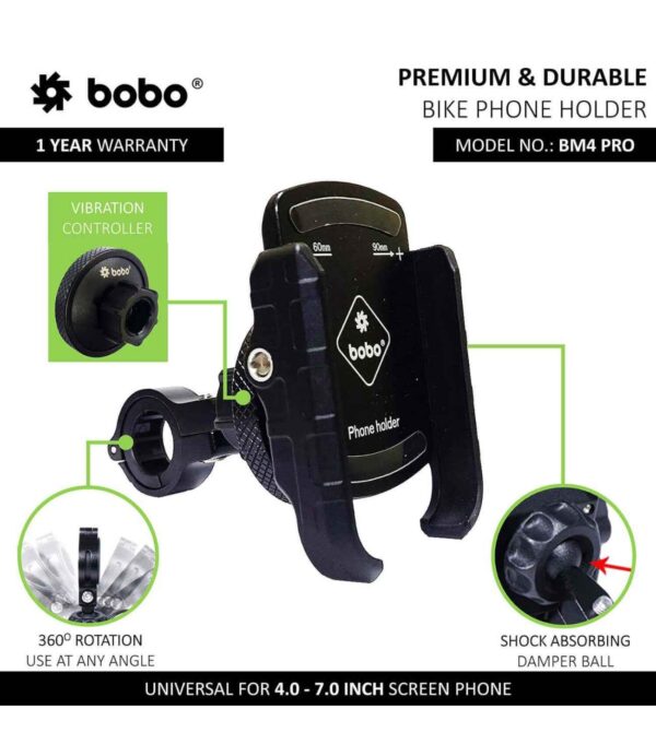 BOBO BM4 Pro Motorcycle Phone Holder - Image 2