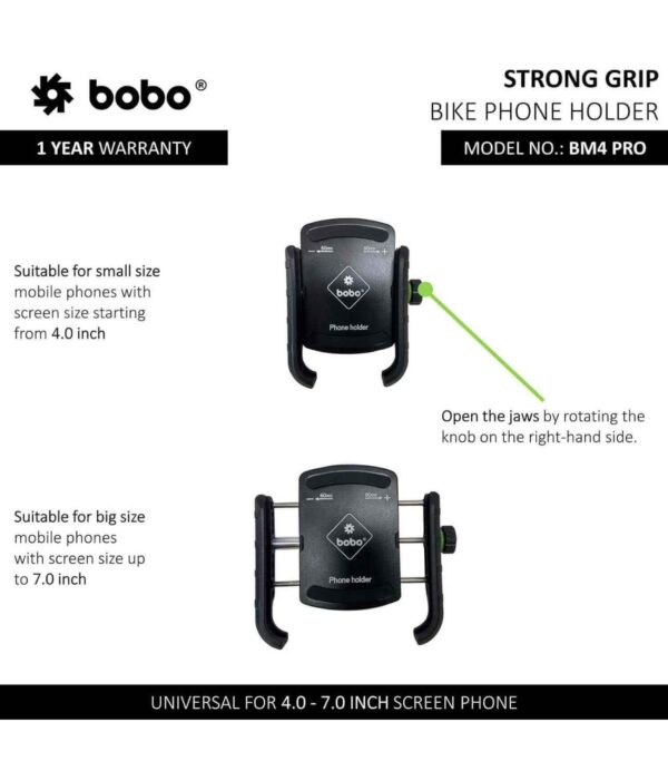BOBO BM4 Pro Motorcycle Phone Holder - Image 4