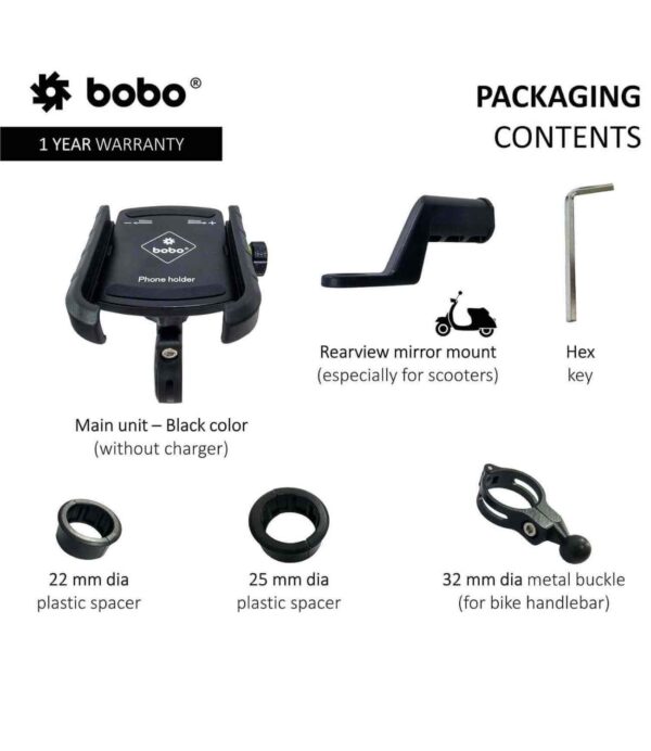 BOBO BM4 Pro Motorcycle Phone Holder - Image 3
