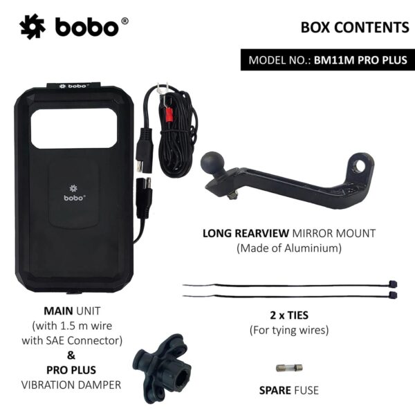 BOBO BM11H PRO PLUS Fully Waterproof With Vibration Damper with Fast 15W Wireless - Image 6