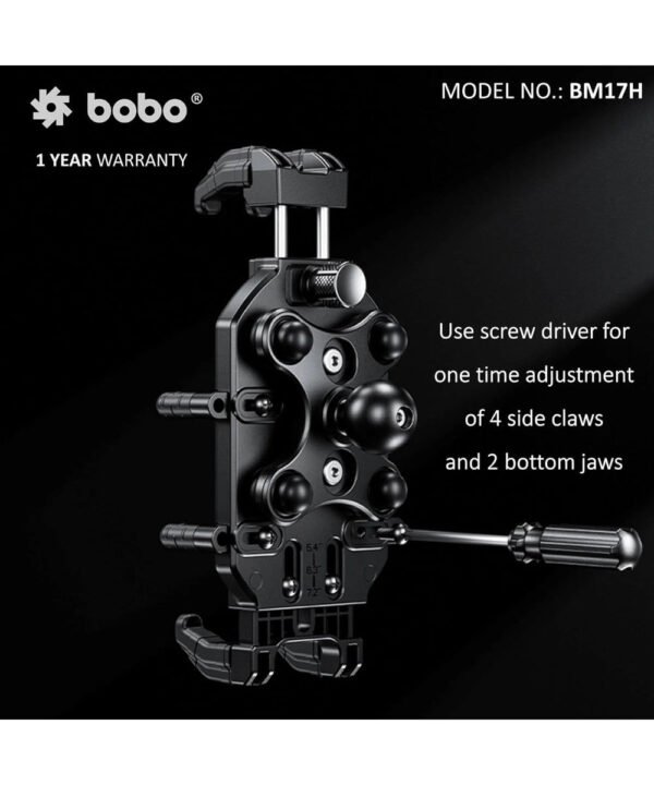 BOBO BM17 Anti-Vibration Bike / Cycle Phone Holder Motorcycle Mobile Mount - Image 3