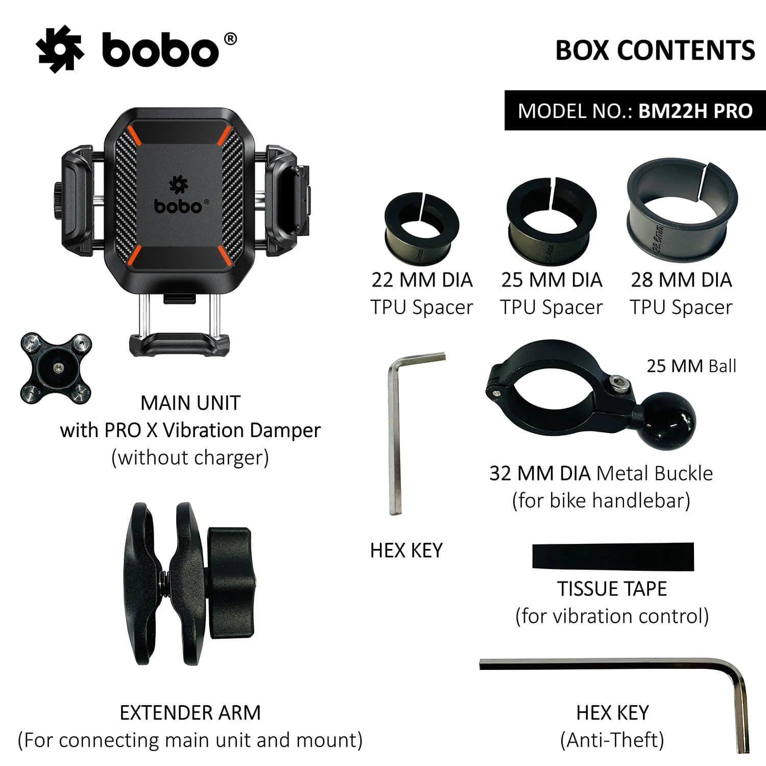 BOBO BM22H PRO Handlebar Mobile Mount - Image 4