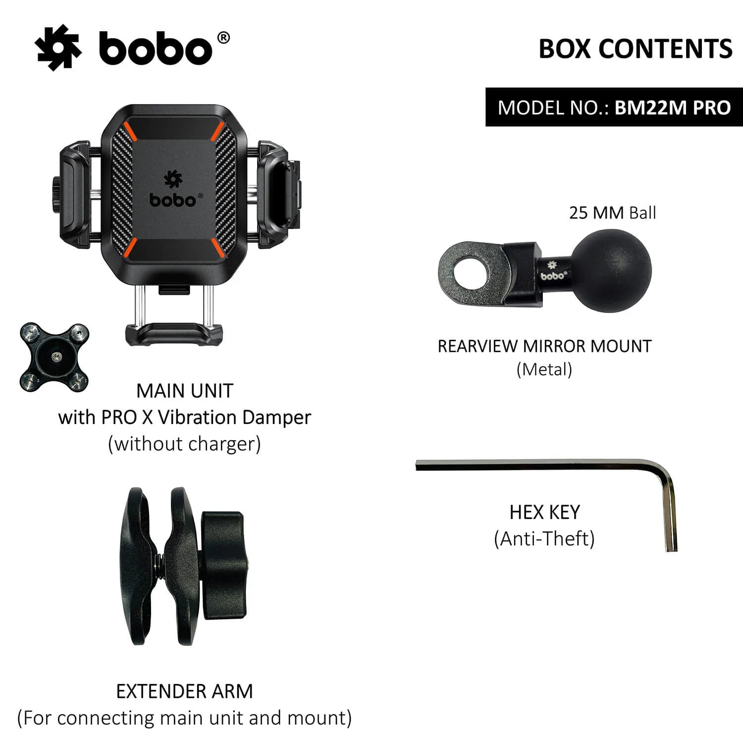 BOBO BM22H PRO Handlebar Mobile Mount - Image 5