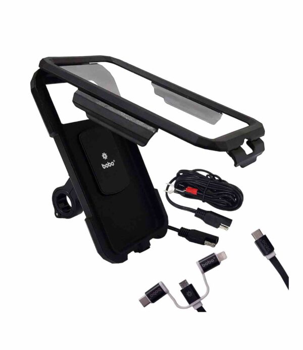BOBO BM11H Motorcycle Phone Holder With Charger