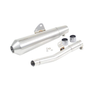 Powerage Exhaust Slip-On Exhaust for RE BEAR 650 with de-cat Pipe – Cone Type