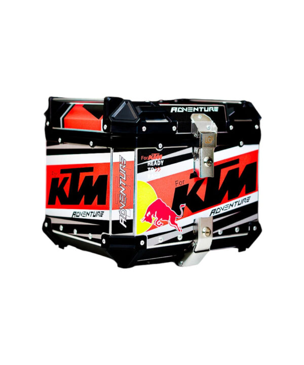 LGP Premium Aluminium KTM Graphics Top Box & Panniers - Image 4