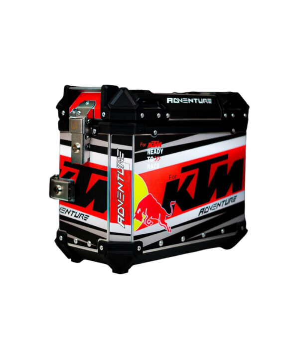 LGP Premium Aluminium KTM Graphics Top Box & Panniers - Image 9