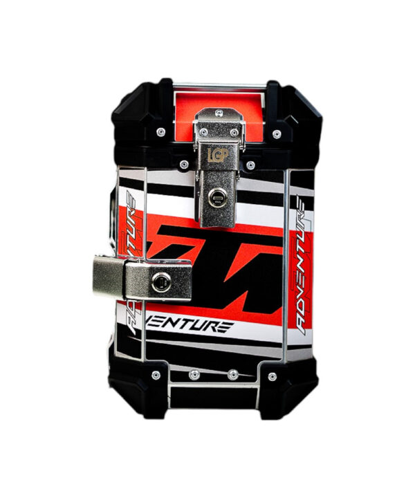 LGP Premium Aluminium KTM Graphics Top Box & Panniers - Image 8