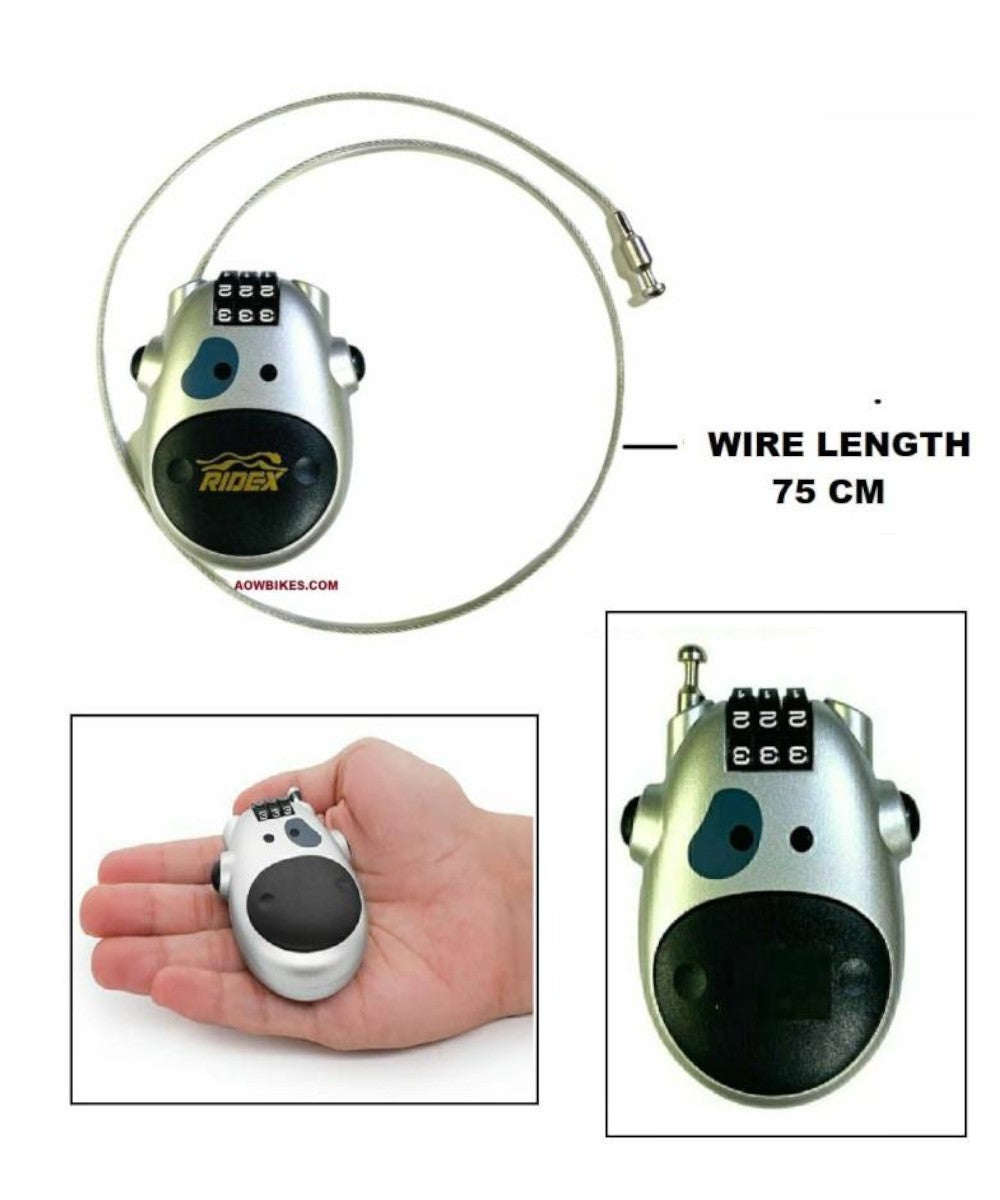 LGP 3 digit Anti Theft Helmet Lock Portable - Image 5