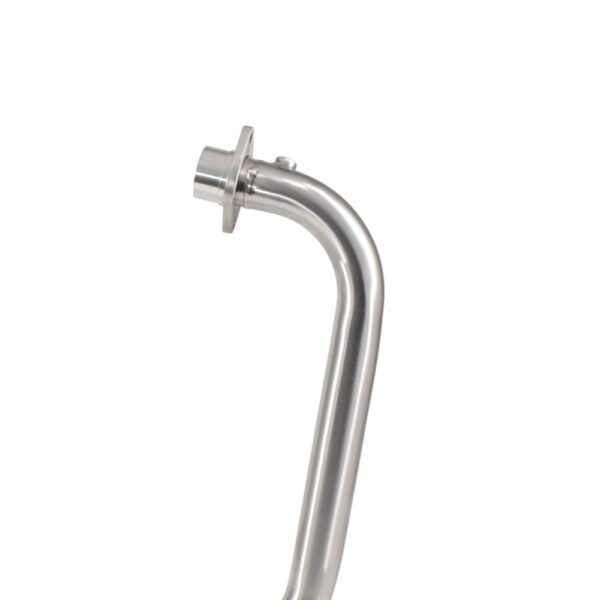 Powerage Performance Headers for Himalayan 411 Brushed Steel Finish - Image 2