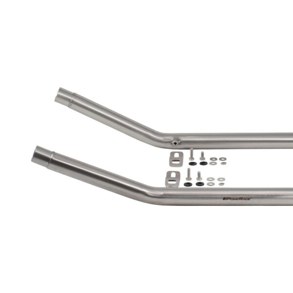 Powerage Performance Headers For Royal Enfield Continental GT / Interceptor 650 (Brushed Steel Finish) (Upto 2024) - Image 3