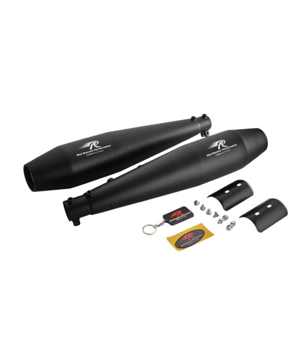 Red Rooster Performance Exhaust For Interceptor 650 - Stellar Matte Black