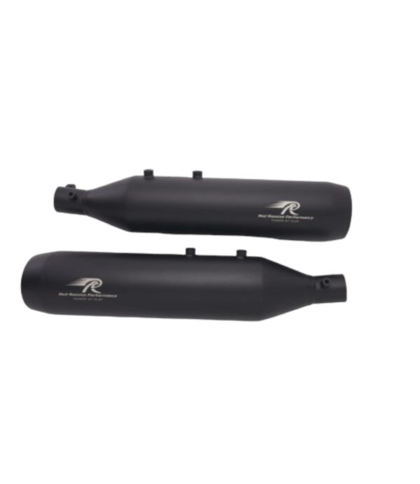 Red Rooster Performance Exhaust For Meteor 650 - Astral - Black Matte - Image 2