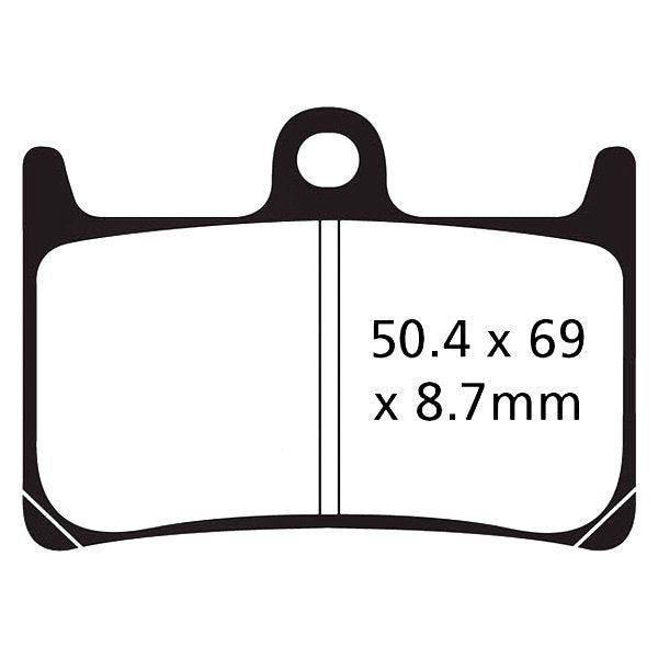 EBC Double-H Sintered Front Brake Pads for Yamaha FZ1 Fazer (FA380HH) - Image 3